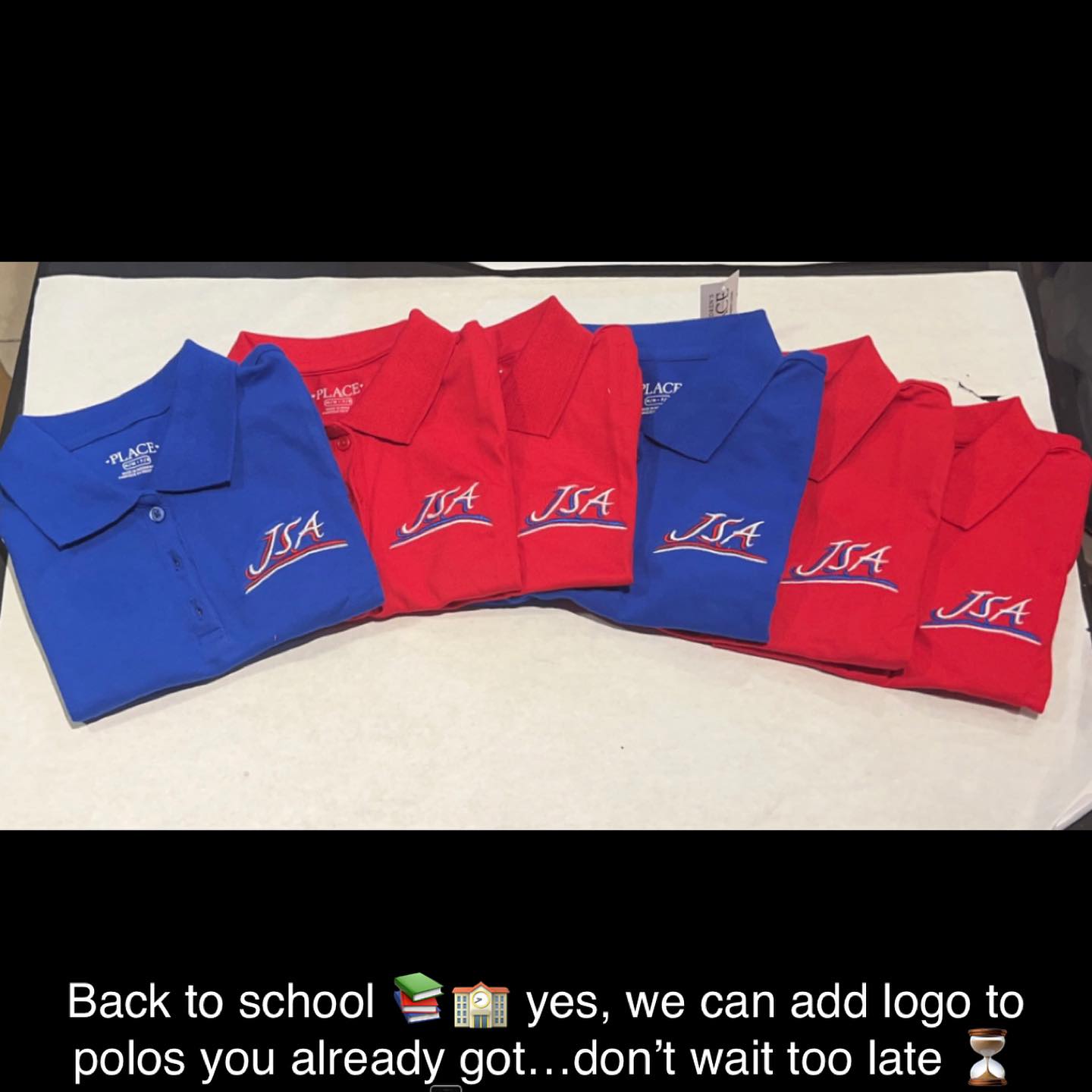 School Uniform- Embroidery Add On (only)