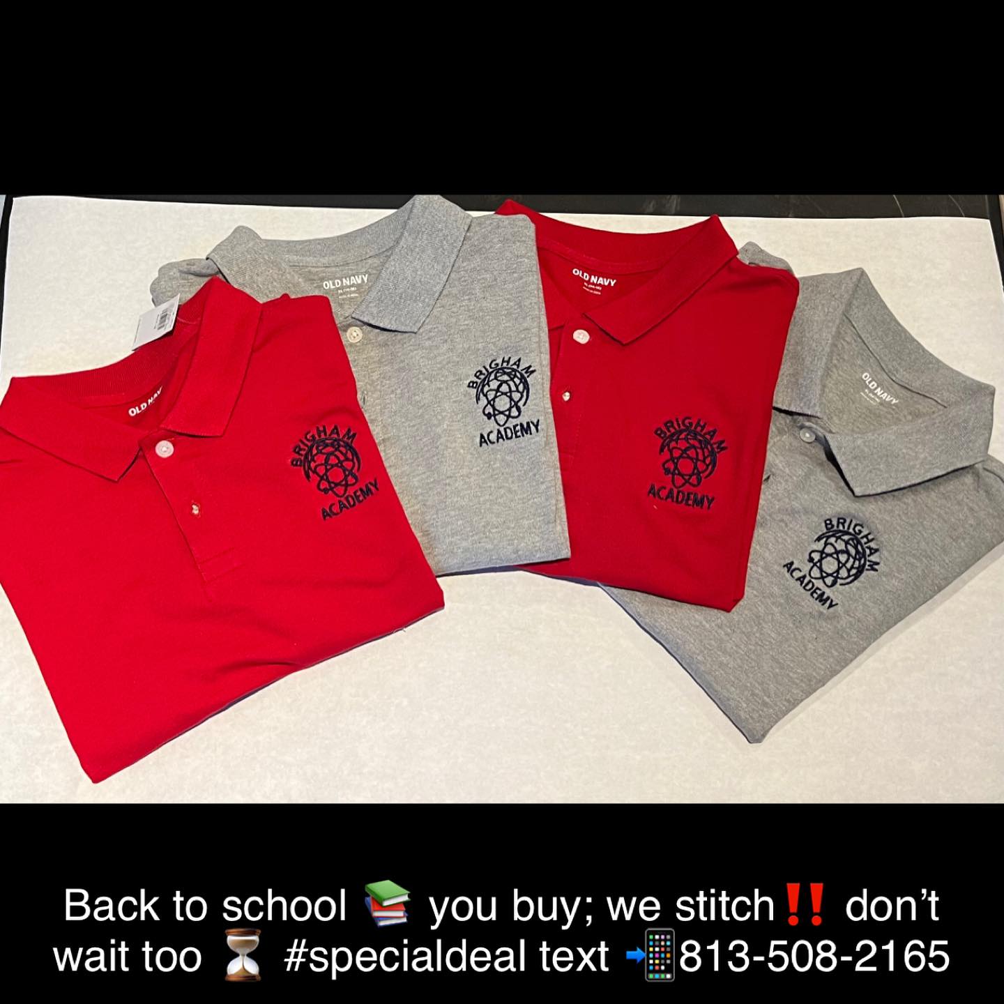 School Uniform- Embroidery Add On (only)