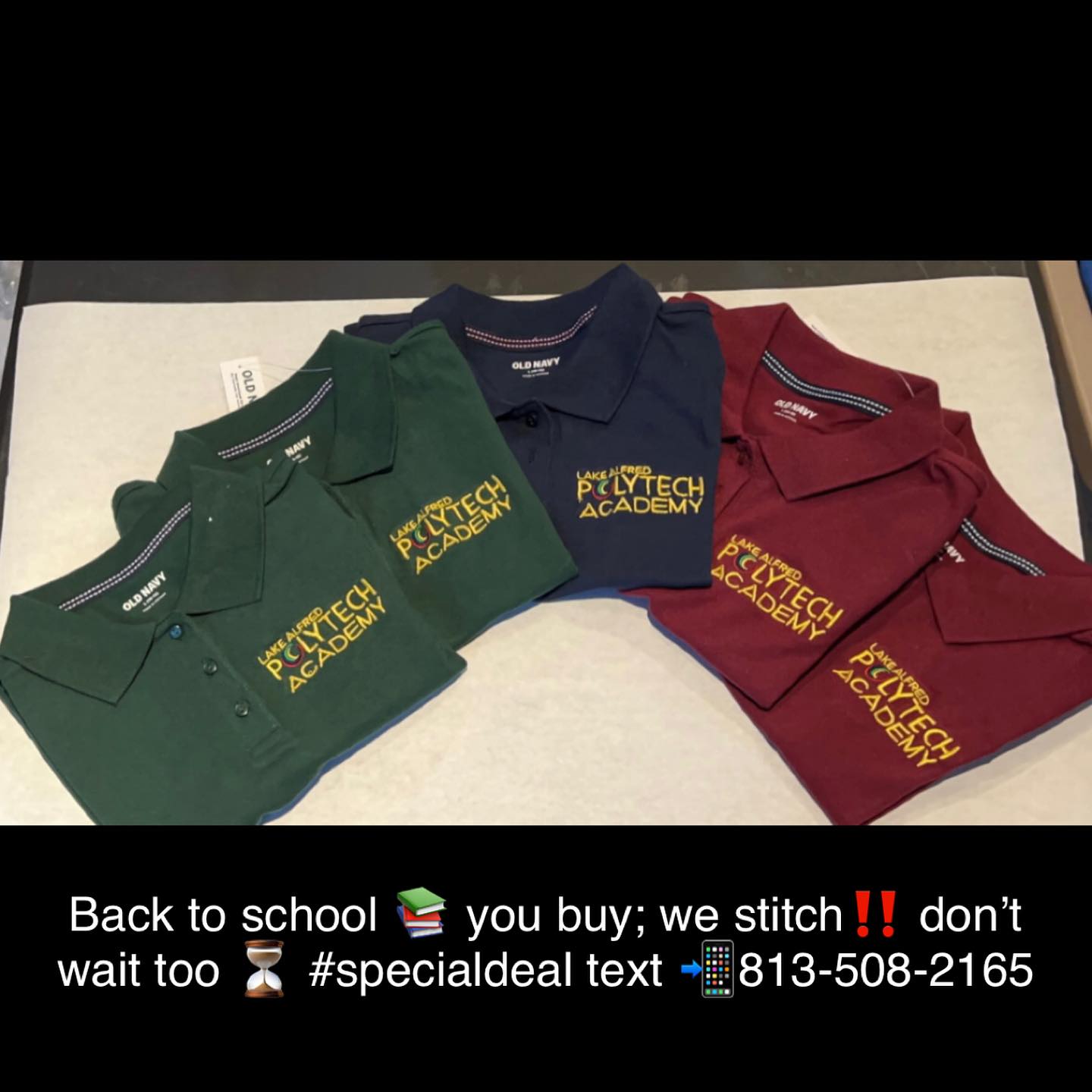 School Uniform- Embroidery Add On (only)