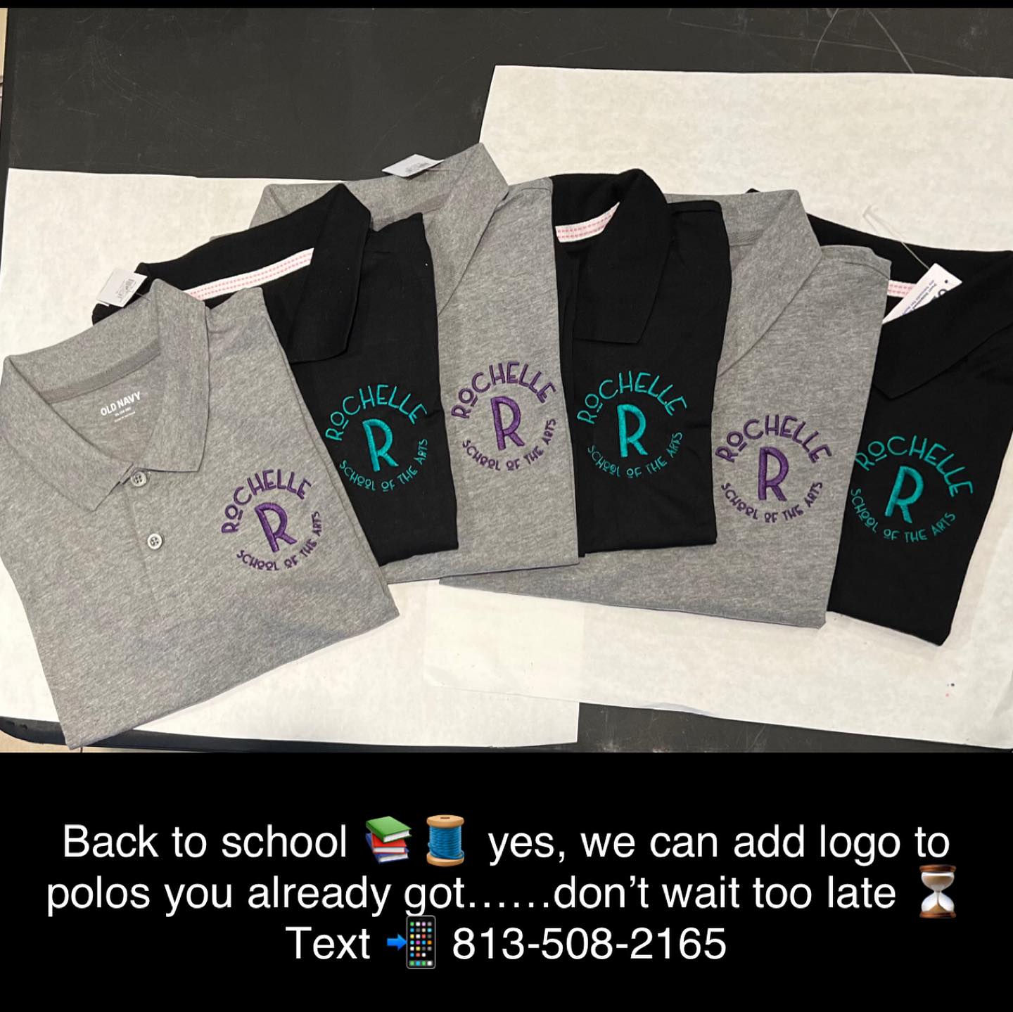 School Uniform- Embroidery Add On (only)