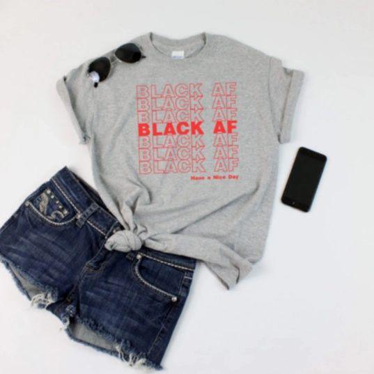 Black AF Repeat Shirt
