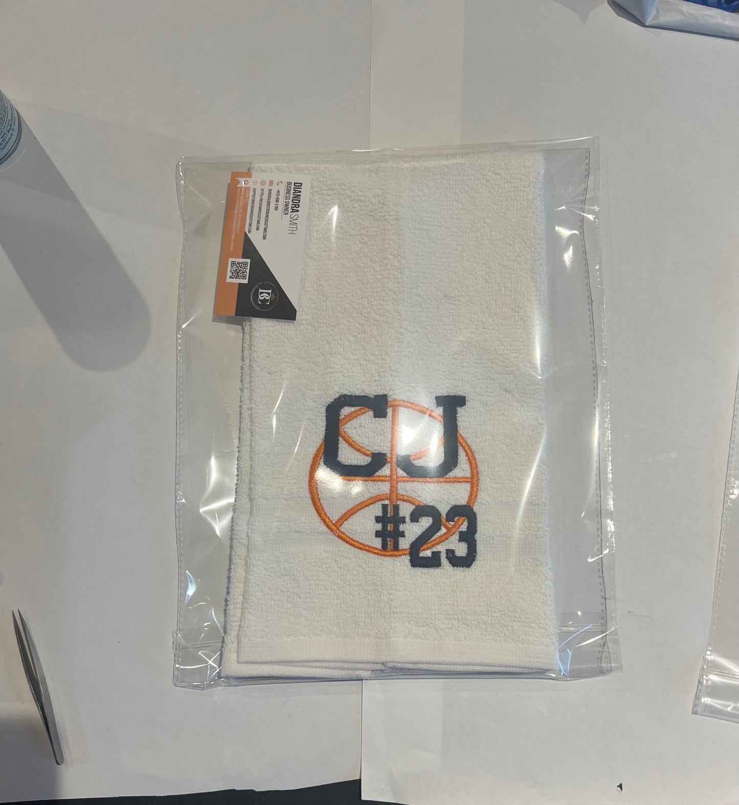 Custom Personalized Embroidered Sports Hand Towel