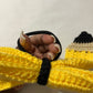 Crochet Pencil Hair Bow – Handmade Back-to-School Style