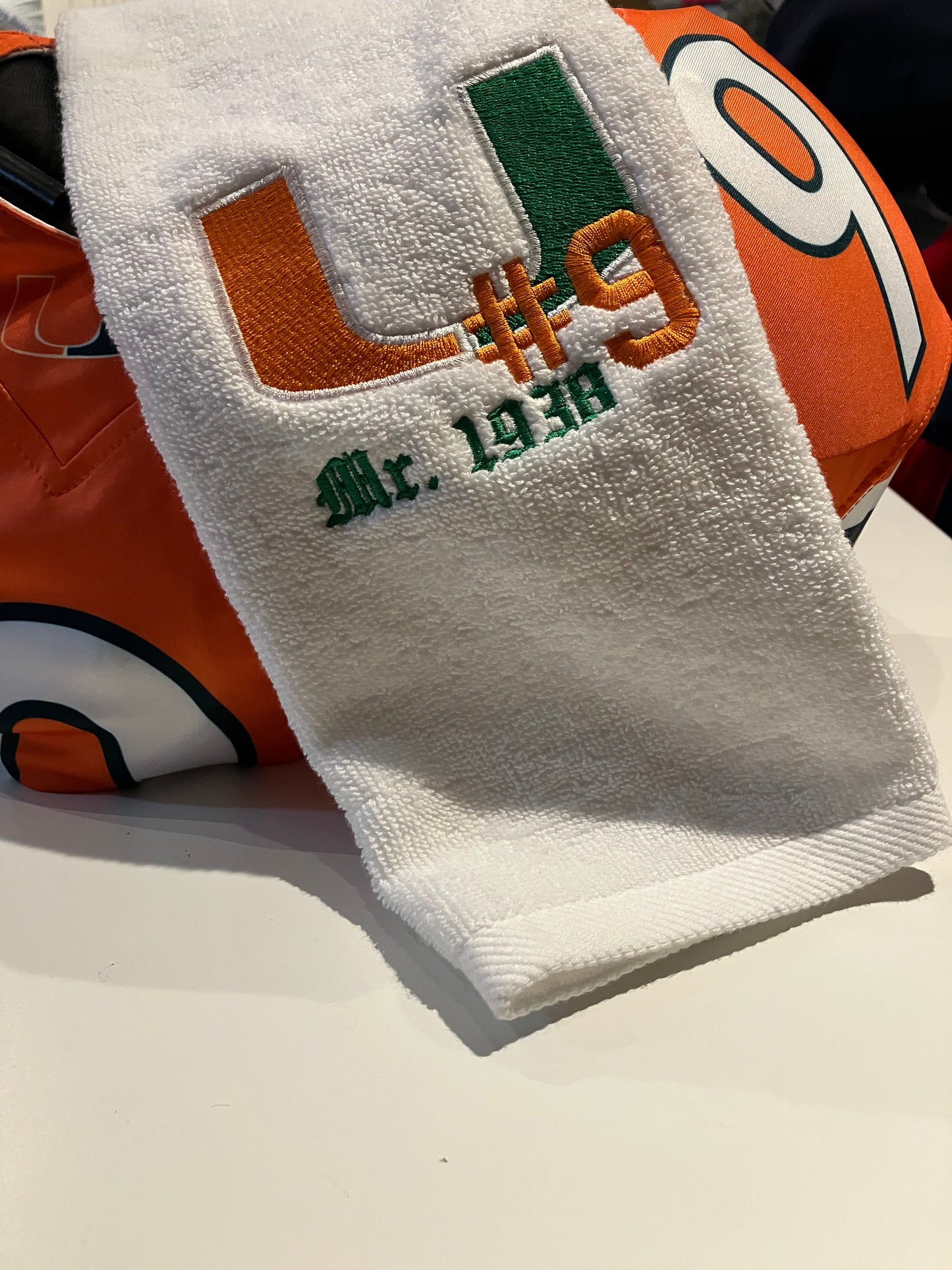 Custom Personalized Embroidered Sports Hand Towel