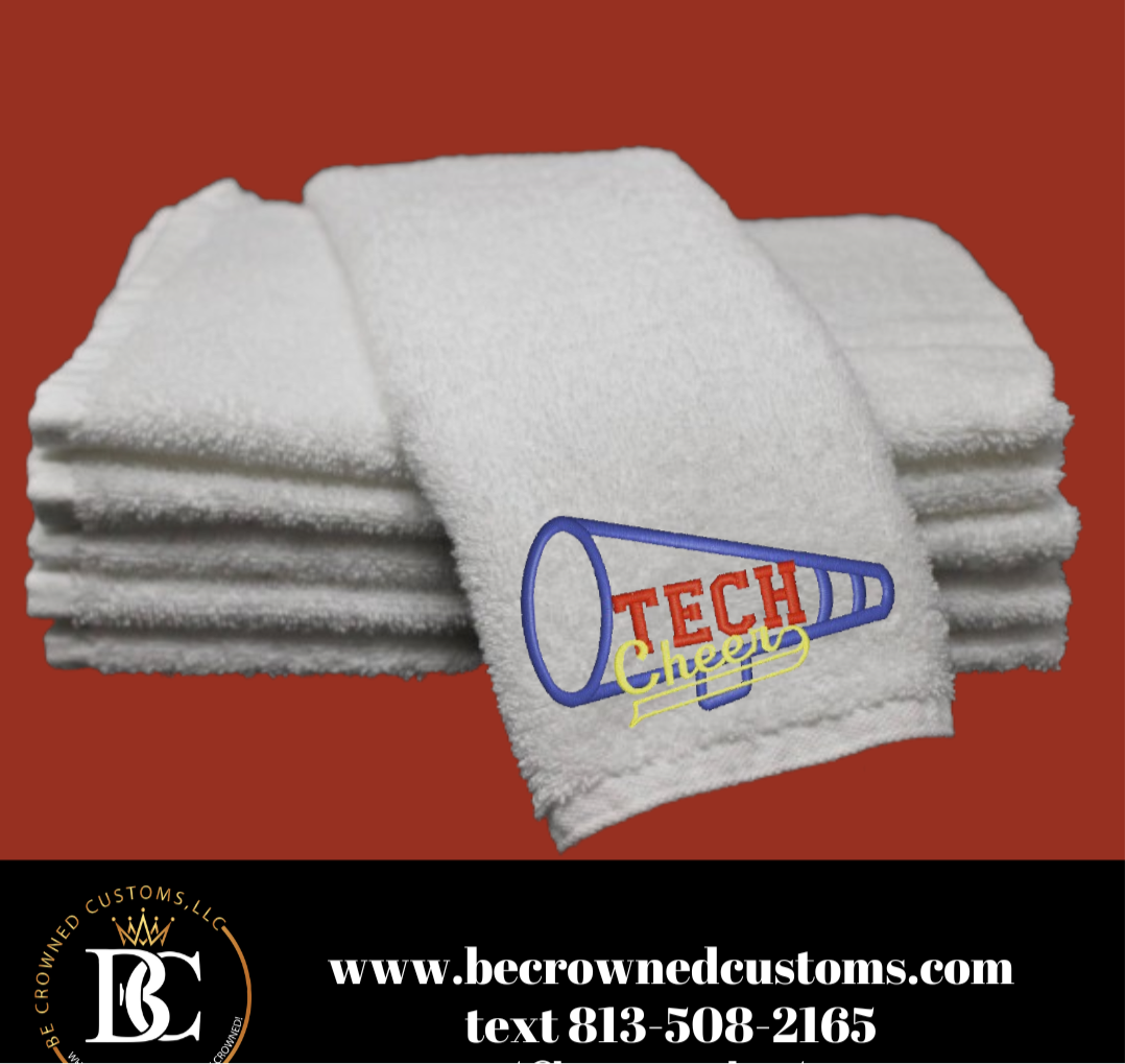 Custom Personalized Embroidered Sports Hand Towel