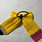 Crochet Pencil Hair Bow – Handmade Back-to-School Style