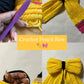 Crochet Pencil Hair Bow – Handmade Back-to-School Style