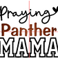 Praying Panther Mama Embroidered T-Shirt
