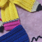 Crochet Pencil Hair Bow – Handmade Back-to-School Style