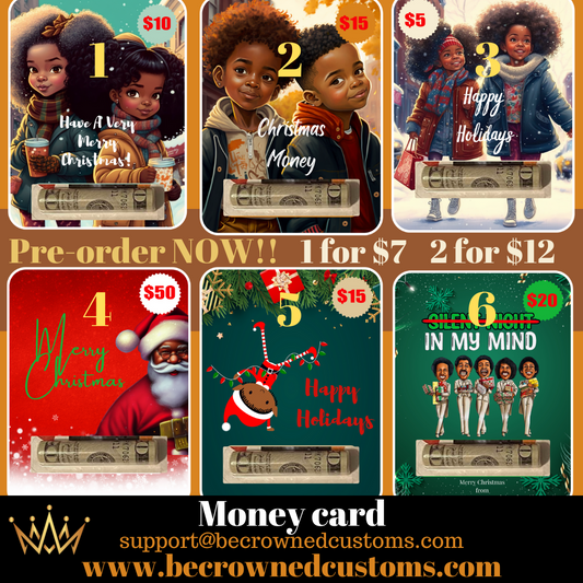 Christmas Holiday Money Card