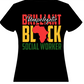 Unapologetic Brilliant Black Social Worker Shirt