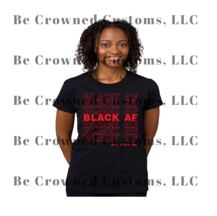 Black AF Repeat Shirt